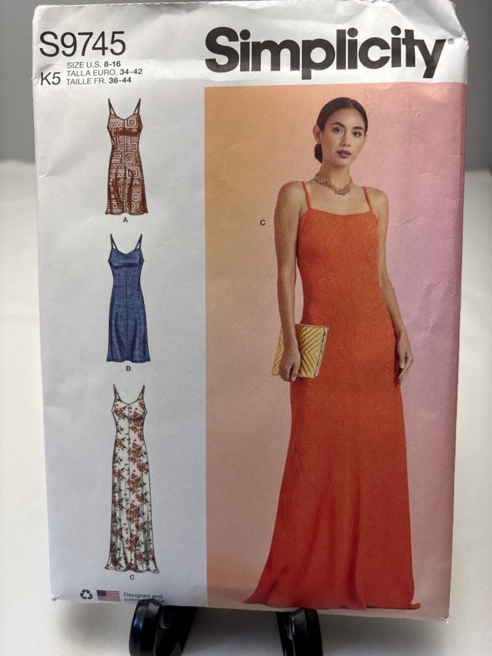 Simplicity S9745 Misses Slip Dress Sewing Pattern Size 8-10-12-14-16 Uncut